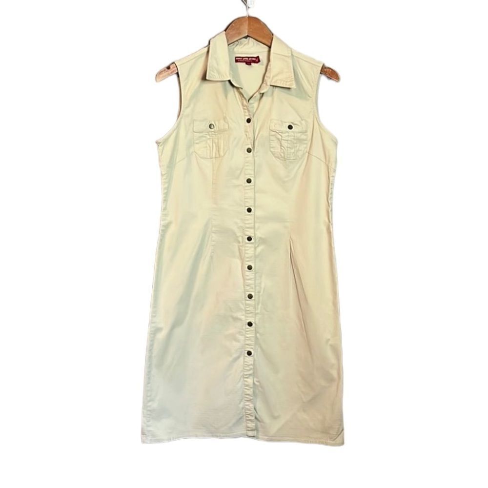 Point zero jeans button down midi dress.‎ Size 11